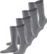 Esprit Solid 4-Pack Sokken Heren Grijs Maat 40-46