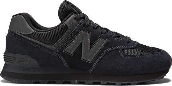 New Balance ML574 Sneakers Heren - Zwart - Maat 41.5 - Suède - Lente/Zomer 2023