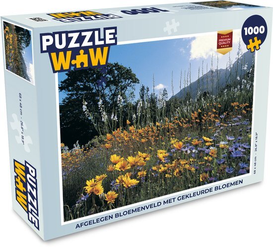 MuchoWow Puzzel Bloemen - Natuur - Kleur - Legpuzzel - Puzzel 1000 stukjes volwassenen