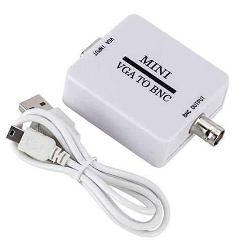 Queen.Y Mini HD 1080 P VGA naar BNC Video Converter VGA naar BNC Output Surveillance Video Converter Adapter of DVR DVD speler Ondersteuning PAL NTS