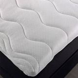 SleepTech 180x200 Topper - Dekmatras Nasa traagschuim c.a. 6 cm dik - Wit