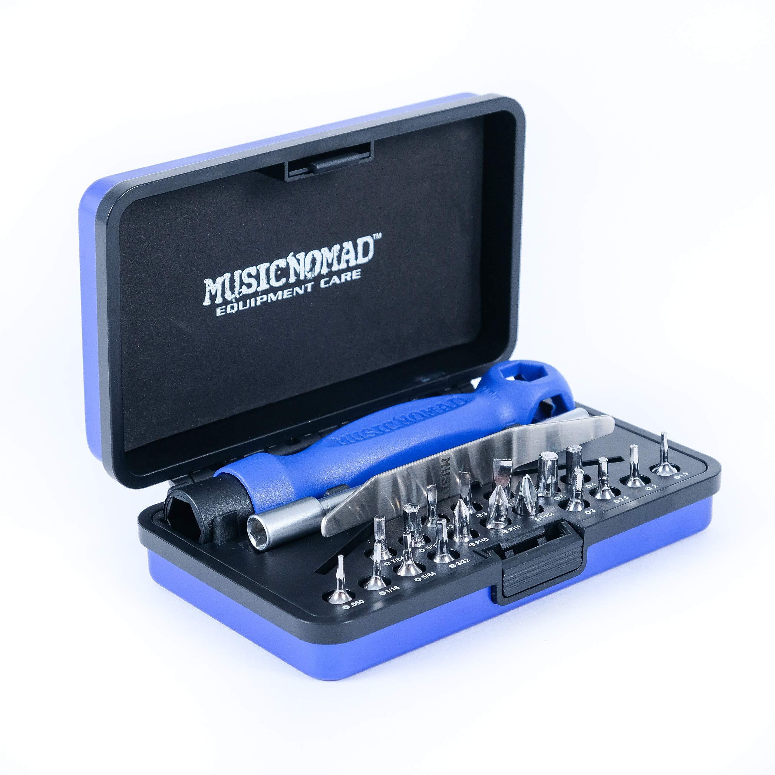 MusicNomad MN229 Premium Guitar Tech Screwdriver and Wrench Set
