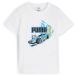 Puma X Hot Wheels Graphic T-shirt Met Korte Mouwen Wit 5-6 Years Kinderen