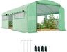 Serre tunnel – polytunnel – afmetingen 6 x 3 x 2 meter – drie oprolbare deuren – raam – vert
