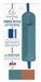 Exacompta - Kaa penhouder met elastiek - 3,5 x 15,5 cm - kleur willekeurig
