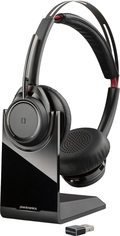 Plantronics Voyager Focus UC Headset - Draadloos - Bluetooth - Zwart