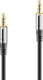 Sonero S-AC500-020 audio kabel 2 m 3.5mm Zwart