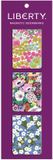 Liberty Galison Liberty Magnetic Bookmarks, Set of 3, Multi-color, Plastic