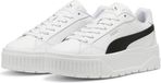PUMA Karmen II L Dames Sneakers - Puma White-Puma Black-Puma Silver - Maat 38.5