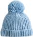 Next - Jongens - Babyhoedje met gebreide pompon van chenille - Blauw