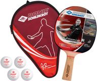 Schildkröt Tafeltennis Set Persson 600 met Batje en 3-sterren Ballen