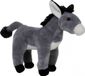 Sandy Knuffel ezel - grijs - 24 cm - pluche knuffels - boerderij dieren