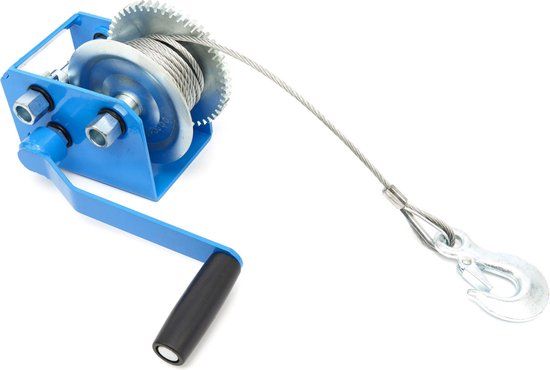 HBM 1130 Kg Professionele Mechanische Lier met 7,6 Meter Staalkabel