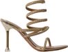 Super Mode La Bottine Souriante Paris Sandalen met hak goud