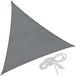 TecTake Voile d'ombrage gris