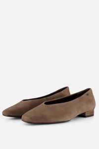 Tamaris Instappers taupe Suede - Maat 36