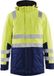 Blaklader High Vis winterparka 4495-1987 - High Vis Geel/Marineblauw - S
