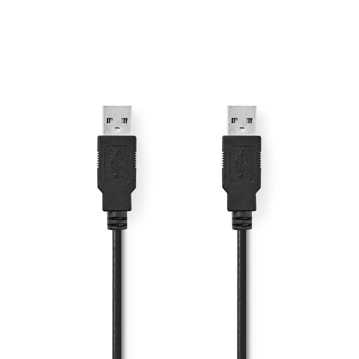 Nedis CCGB60000BK20 USB-kabel - 2 m - Zwart
