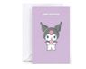 Hello Kitty verjaardagskaart - Met Kuromi