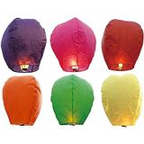 TEMPO DI SALDI 5 x vliegende vliegende zaklamp voor bruiloftsfeest, mini chinese heteluchtballon