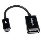 StarTech.com Micro USB naar USB OTG adapter - M/F - 12 cm USB kabel