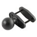 RAM Mounts RAM-D-247U-25 kit de montage Noir Aluminium, Caoutchouc