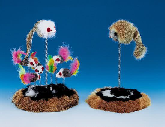 Nobby cattoy springveer 7 muizen pluche 17 cm - 1 st