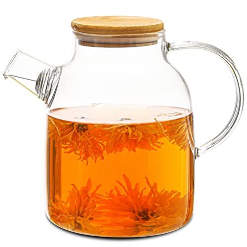 Cosumy Theepot met bamboe deksel 1,5 liter