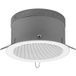Monacor EDL-165AB/WS PA-Deckenlautsprecher 1,5 W Weiß 1 Stück