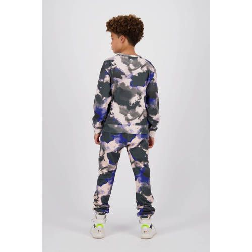Vingino Naros Camouflage Print Sweater - Black/Blue