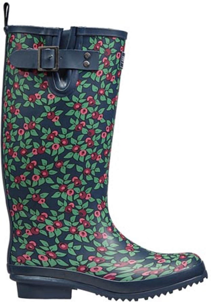 Briers - Plum Floral Rubber Boots Dames Laarzen maat 4/37