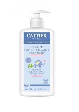 Cattier Baby reinigingsmelk billenbalsem 500ml