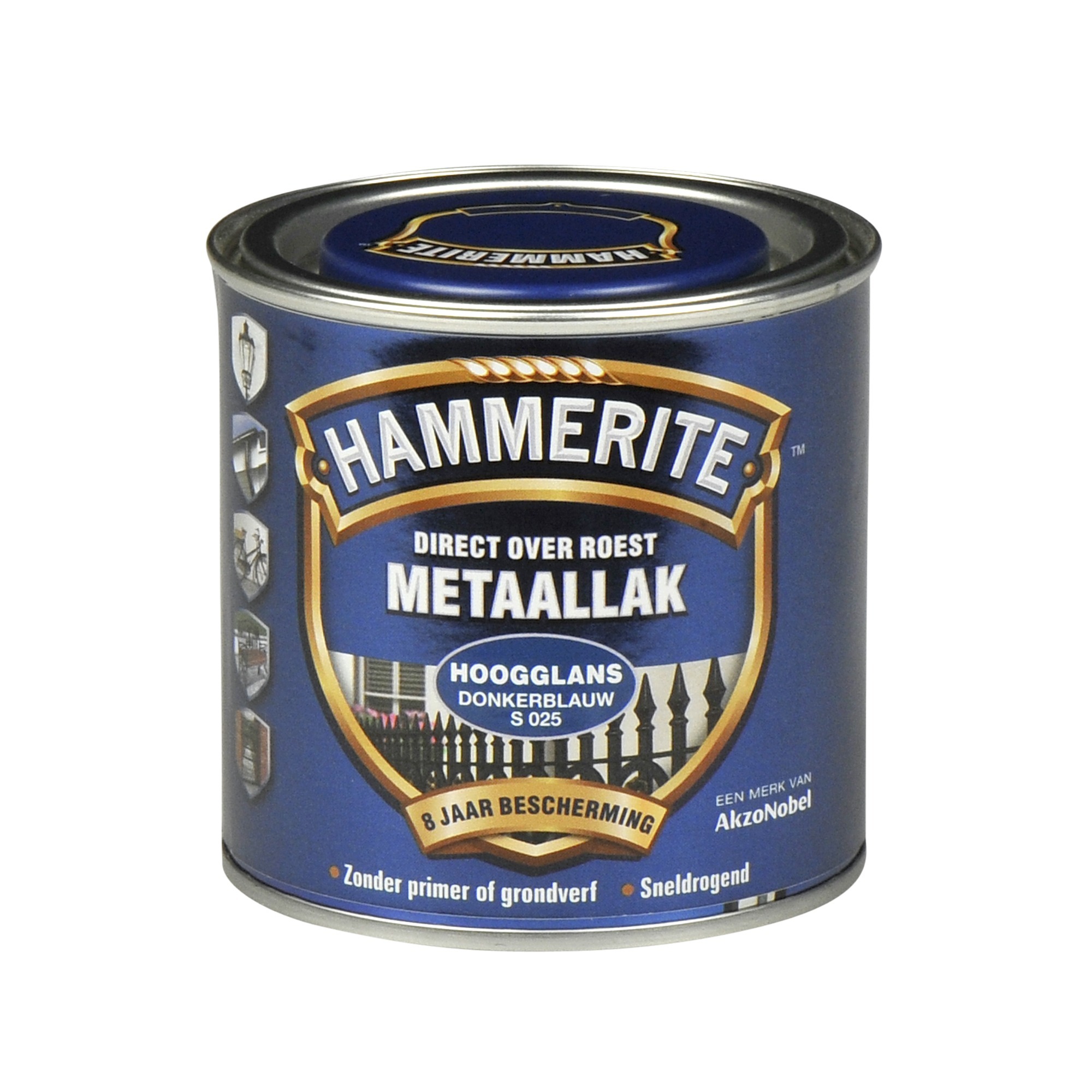 Hammerite Hoogglans Standblauw S028 250ML