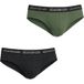 Abanderado Boxershorts Cotton Stretch gesloten slip voor heren (2 stuks), Khaki/Zwart