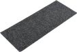 vidaXL - Trapmatten - zelfklevend - 15 stuks - 60x25 cm - donkergrijs - rechthoekig