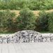 Maison Exclusive - Geknoopte gaasbakken, 5 stuks, 300x50x40/60 cm, verzinkt staal