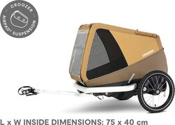 Croozer Dog Enna Hond Trailer, geel