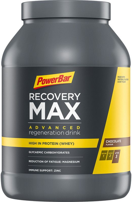 PowerBar Recovery Max Sportvoeding Chocolate 1144g