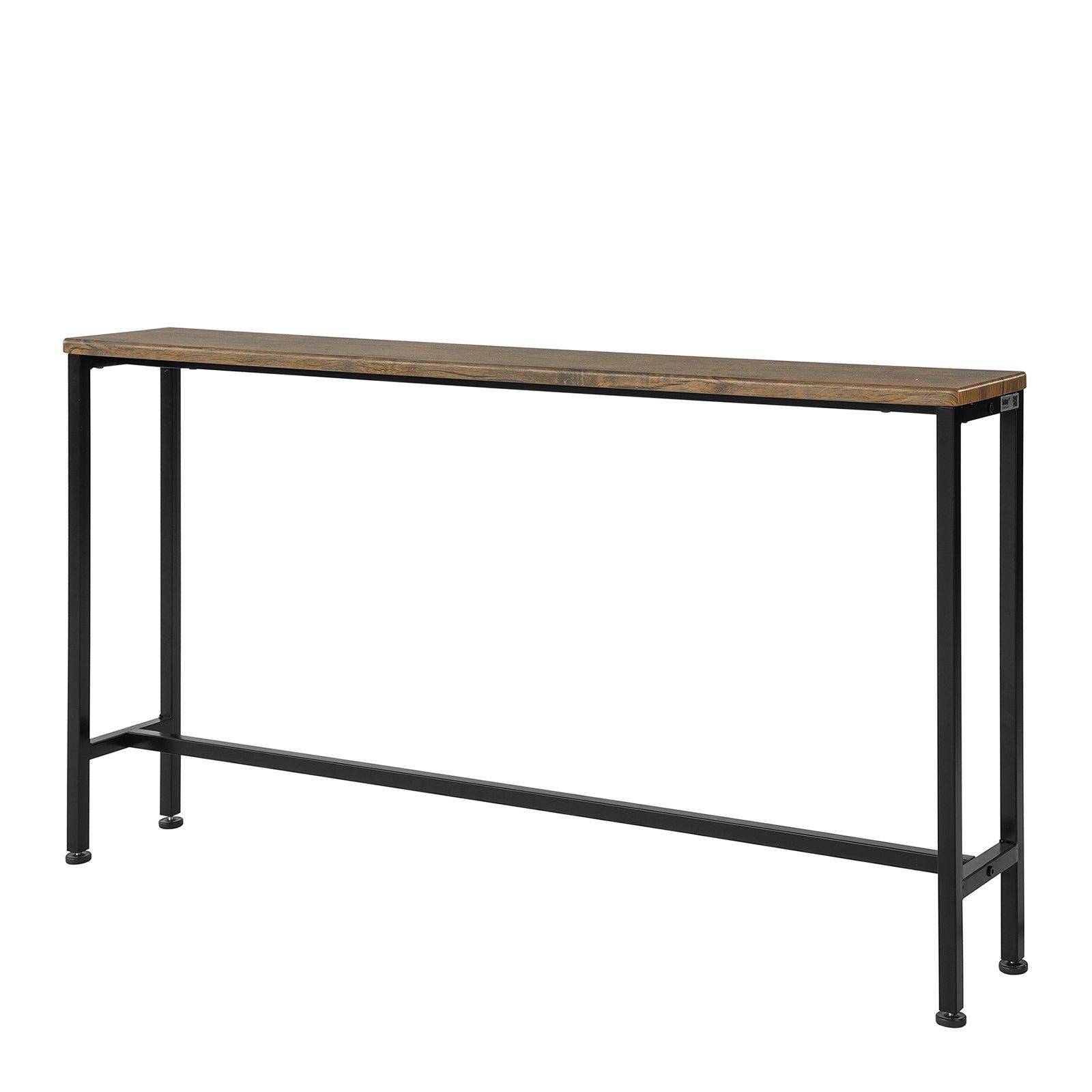 SoBuy Console Tafel - Bijzettafel - Sidetable - Wandtafel - Haltafel - 120x65x20cm - Zwart Metaal / Industrieel - FSB19-N - Voor Entree, Woonkamer, Kantoor