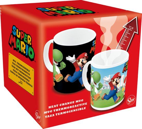 Super Mario Mok in Giftbox - Heat Change - 320 ml - Multi Colour