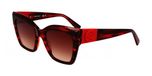 Longchamp LO762S Rood Gestreept Lunettes de soleil Femme