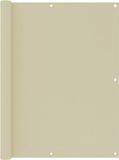 vidaXL Balkonscherm 120x300 cm Oxford Stof Crème