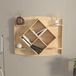 Stijlvol Eiken Wandplank, 81,6 x 61,8 x 15 cm, Melamine Gecoat Deeltjesbord