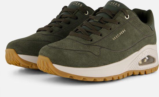 Skechers UNO RUGGED-CHILLPROOF Dames Sneakers - Olive