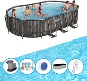Bestway Power Steel Zwembad 610x366x122 cm