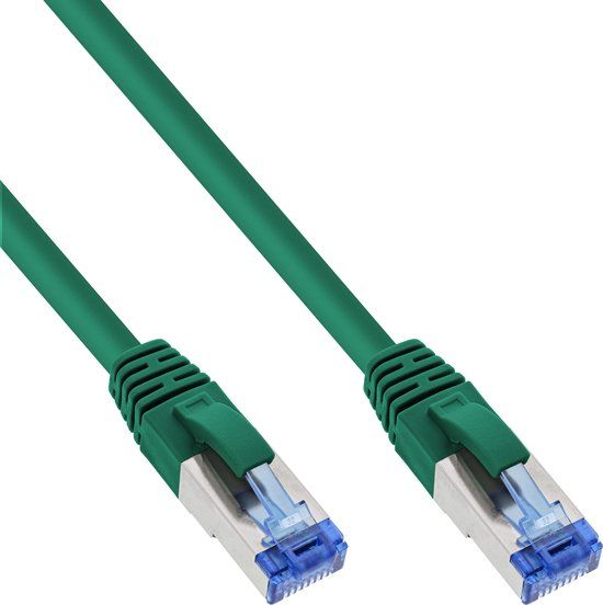 InLine 76815G netwerkkabel Groen 15 m Cat6a S/FTP