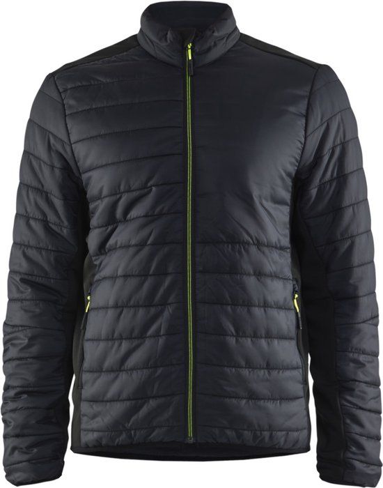 Blåkläder Blaklader 4710-2030 Warm gevoerd vest - Zwart/High Vis Geel - XL