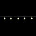 Anna's Collection Feestverlichting lichtsnoer warm witte lampbolletjes 10 m - Binnen/buiten verlichting - warmwit LED lampjes