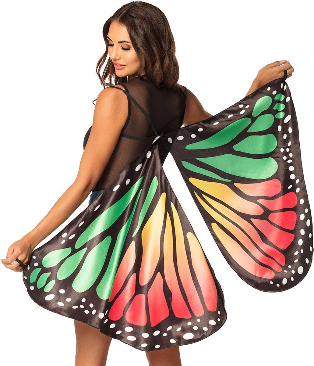 Boland Vlindervleugels - 130 x 83 cm - Vlinder - Kostuum - Carnaval - Themafeest