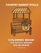 Country Market Stalls Coloring Book: Simple Farmers Market Scenes, Fresh Produce, Cozy Country Life, and Relaxing Harvest Designs for Adults and Seniors
